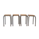 Set of 4 Mullca style stools