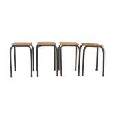Set of 4 Mullca style stools