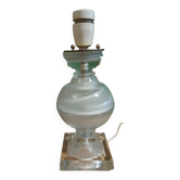 Lamp bases in blown glass, molded, Medici, baluster