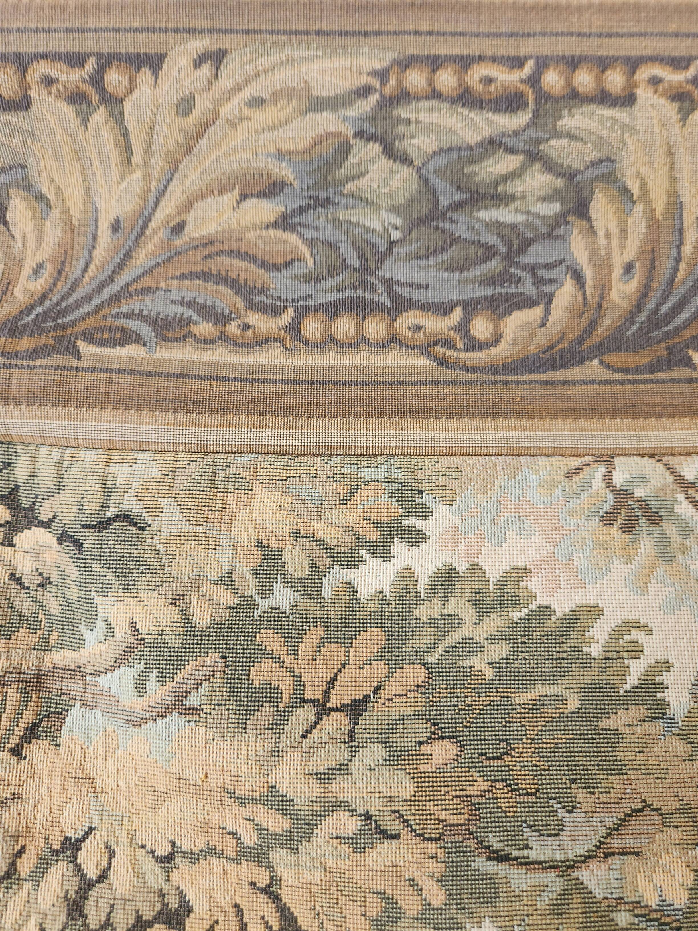 Tapestry Gobelin Hunting Landscape Rococo Jacquard Aubusson Style