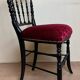 Napoleon III period theater chair