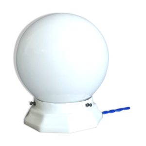 Lampe à poser opaline