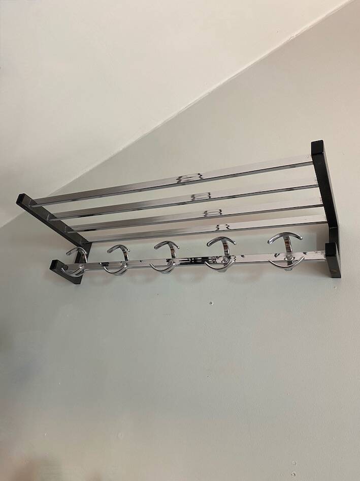 1970 wall-mounted coat rack
