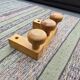 Coat rack with 3 hooks by Guillerme and Chambron