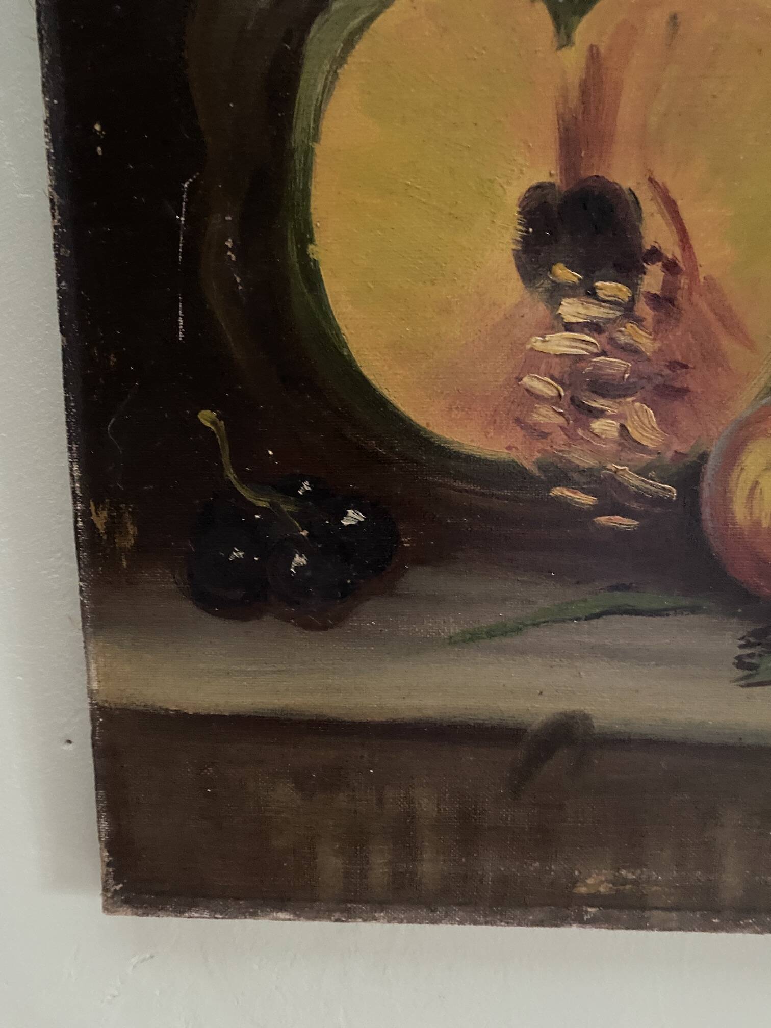 Oil on canvas still life