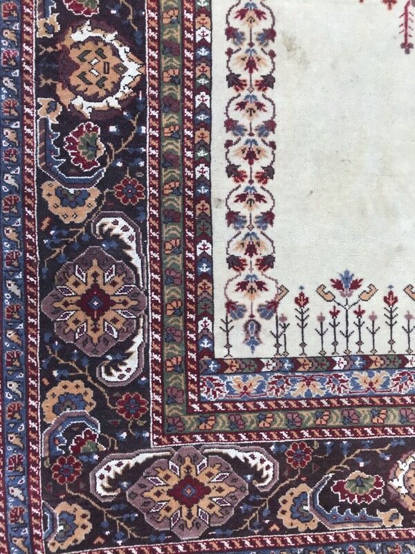 Former Turkish carpet Panderma finely knotted hand 117 x 190 cm