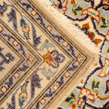 Large Oriental Wool Area Rug, Handmade Traditional Beige Carpet Rug- 260x360cm