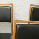 Series of 4 vintage chairs made in Germany