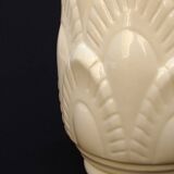 Boch cracked ceramic Art Deco lamp