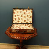 Retro suitcase 60s 70s vintage