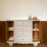 Art Deco clay chest of drawers