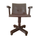 Brown Chair in metal and plastic by Ettore Sottsass for Olivetti Synthesis