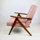 Vintage armchair B-310 VAR pink structural boucle 1970s - 2 pieces available