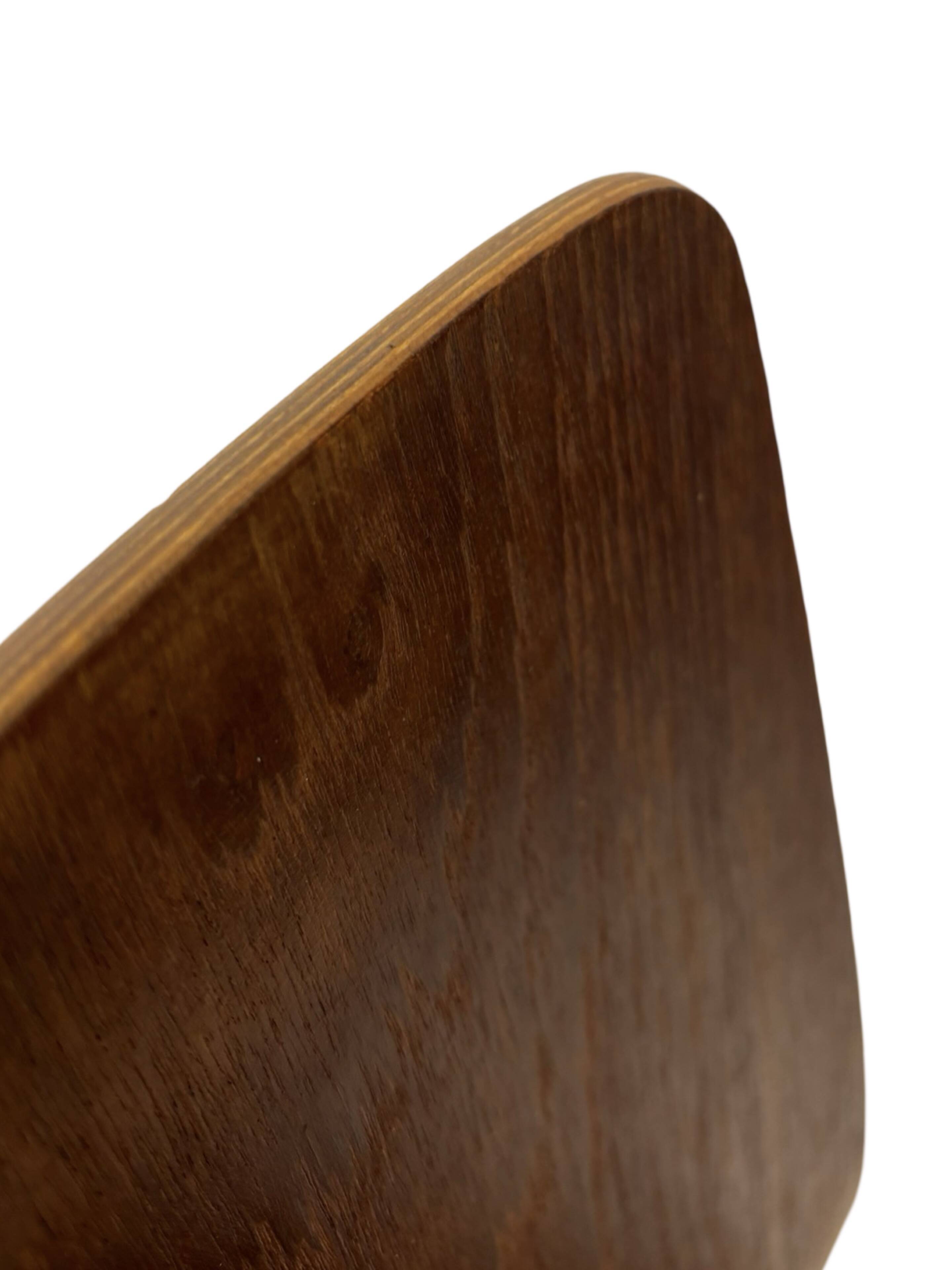 Vintage Friso Kramer for Auping 'Euroika' plywood dining chair, The Netherlands 1960's