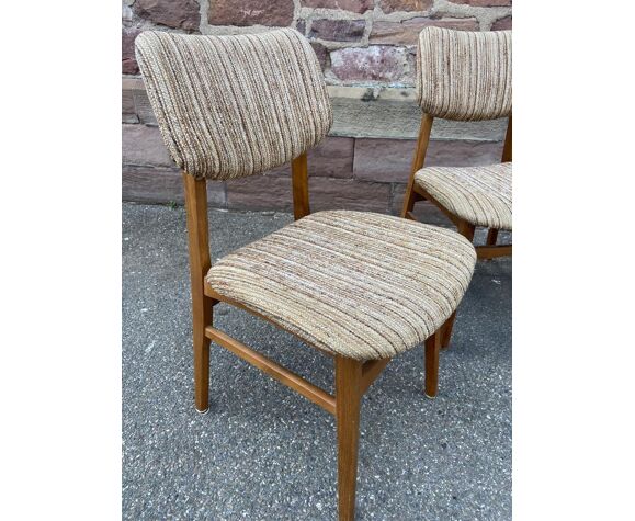 4 scandinavian chairs 1970