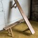 Duo of oak farm benches