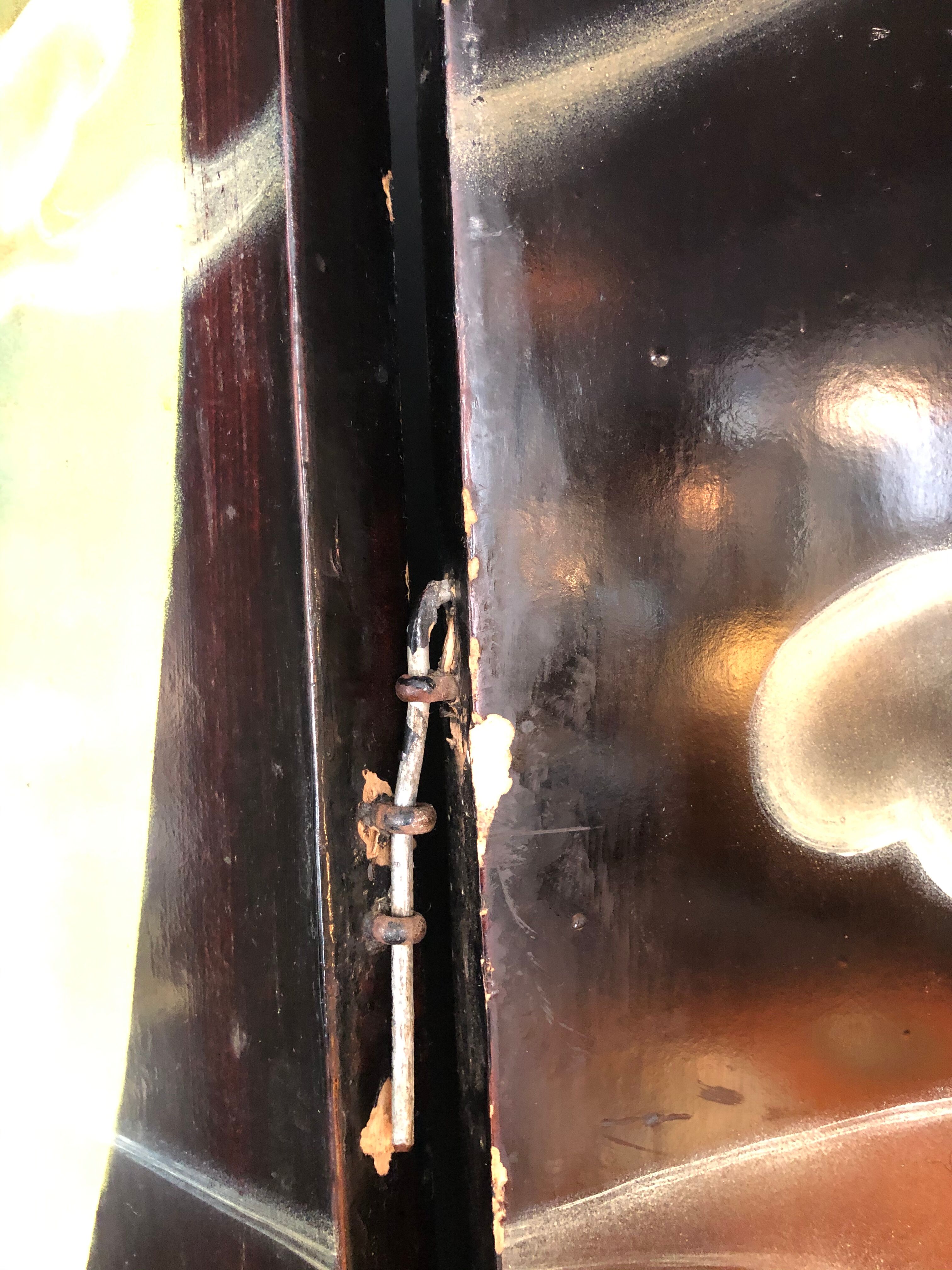 Chinese screen at the end of 19th