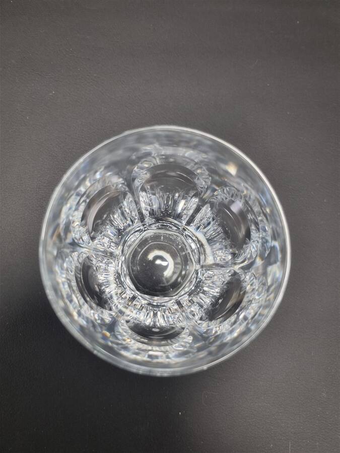 Set of 10 crystal glasses