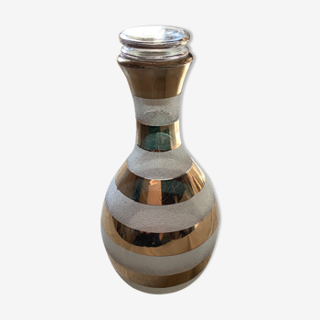 Carafe en verre granité