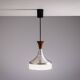 Sölken Leuchten pendant in aluminium and wood