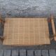 Table d'appoint en rotin vintage