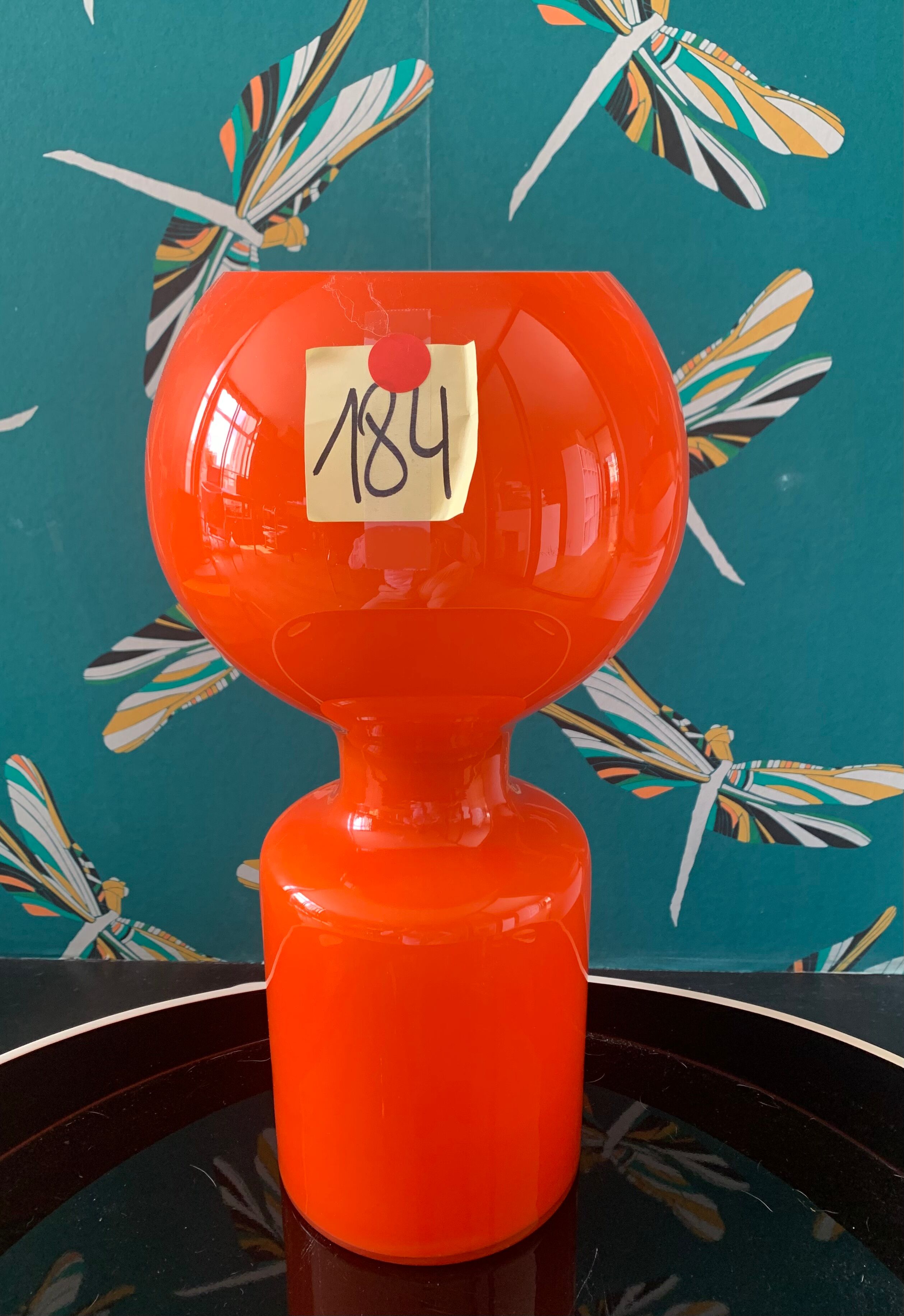 Philips Jean Paul Edmond lamp, 1970, orange Tobruk model