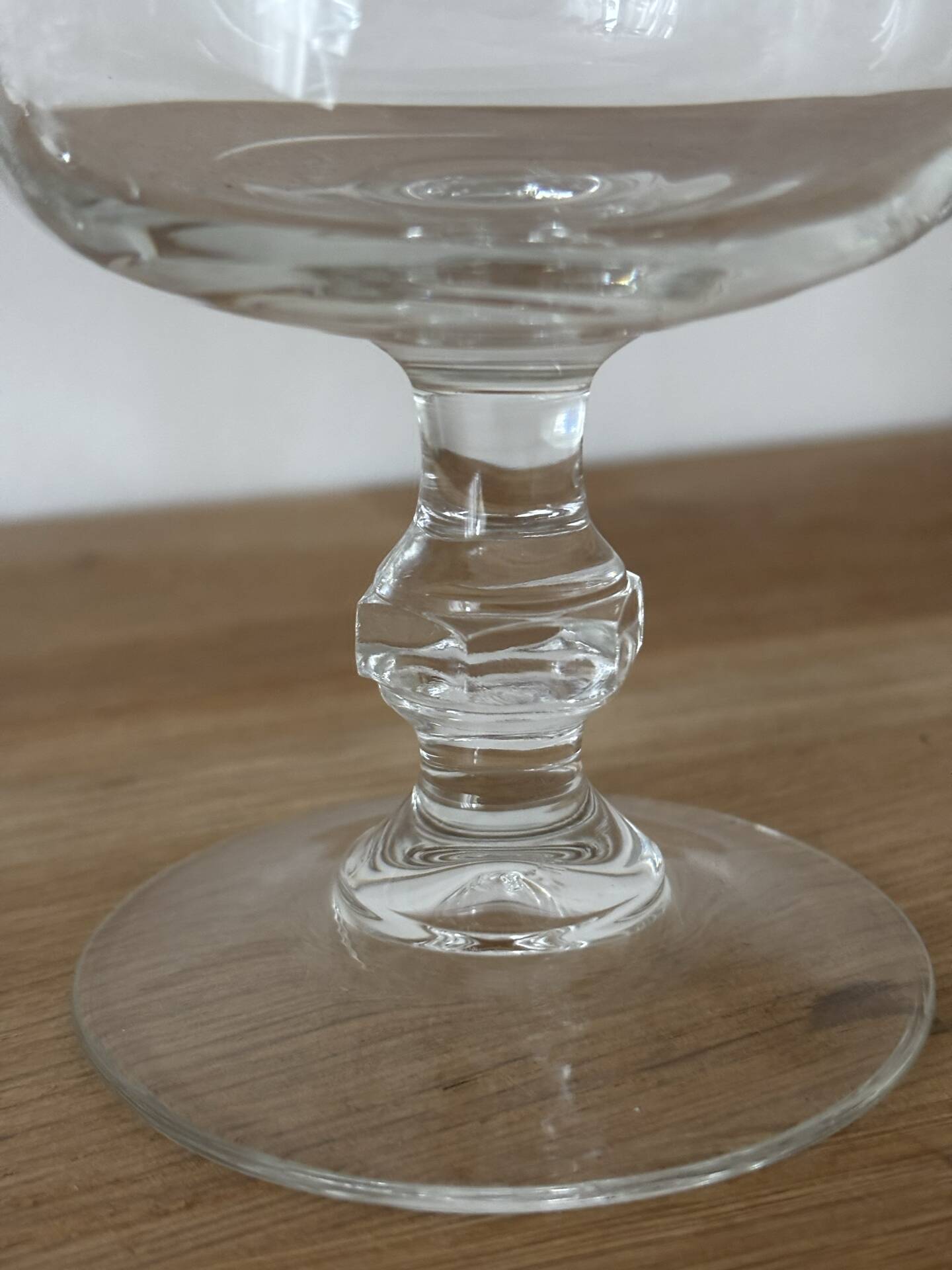 Vintage lot de 6 verres à pied Luminarc fleurs roses