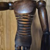 Antique wooden articulated artist's mannequin