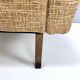 High-Quality Vintage Goldenrod Fabric Armchair, Italy