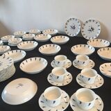 58 service pieces by Jean Picart le Doux for Air France