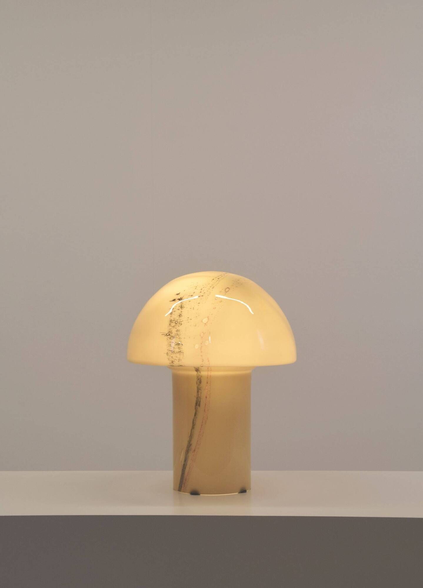 Vintage XL Lido glass table lamp by Peill & Putzler, 1980s