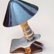 70s mushroom clip lamp