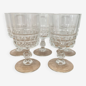 Set de 5 verres à eau Luminarc Quadrille