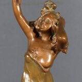 Regulate Lamp, Art Nouveau style, signed C.Rosa – Mid 20th century