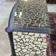 Commode époque Art Déco en bois laqué et mosaique de miroirs