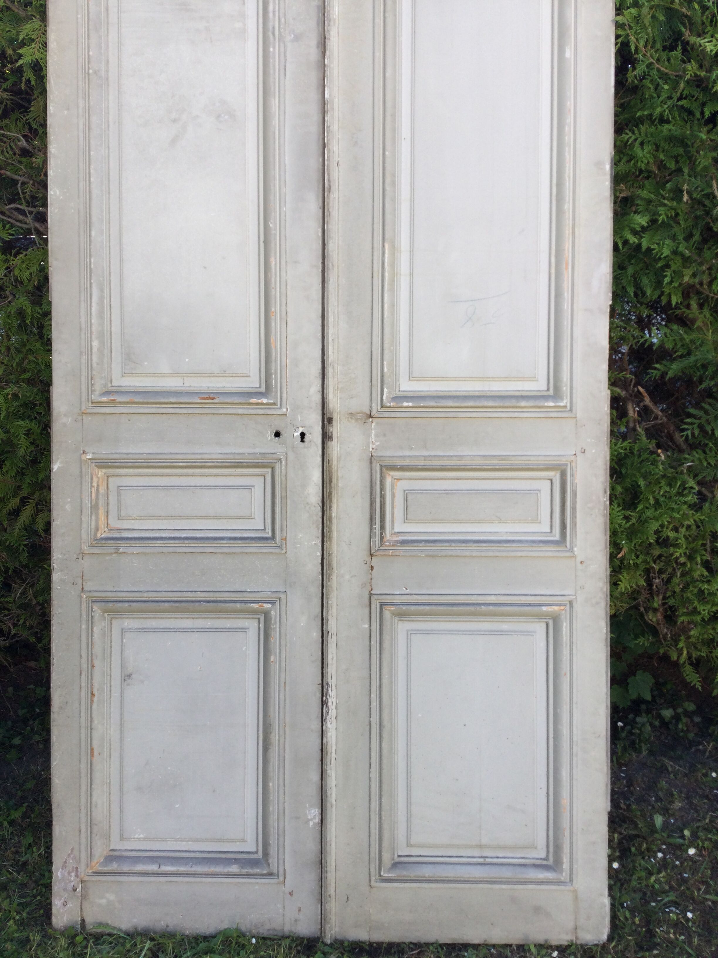 Paire de portes bois 270 cm