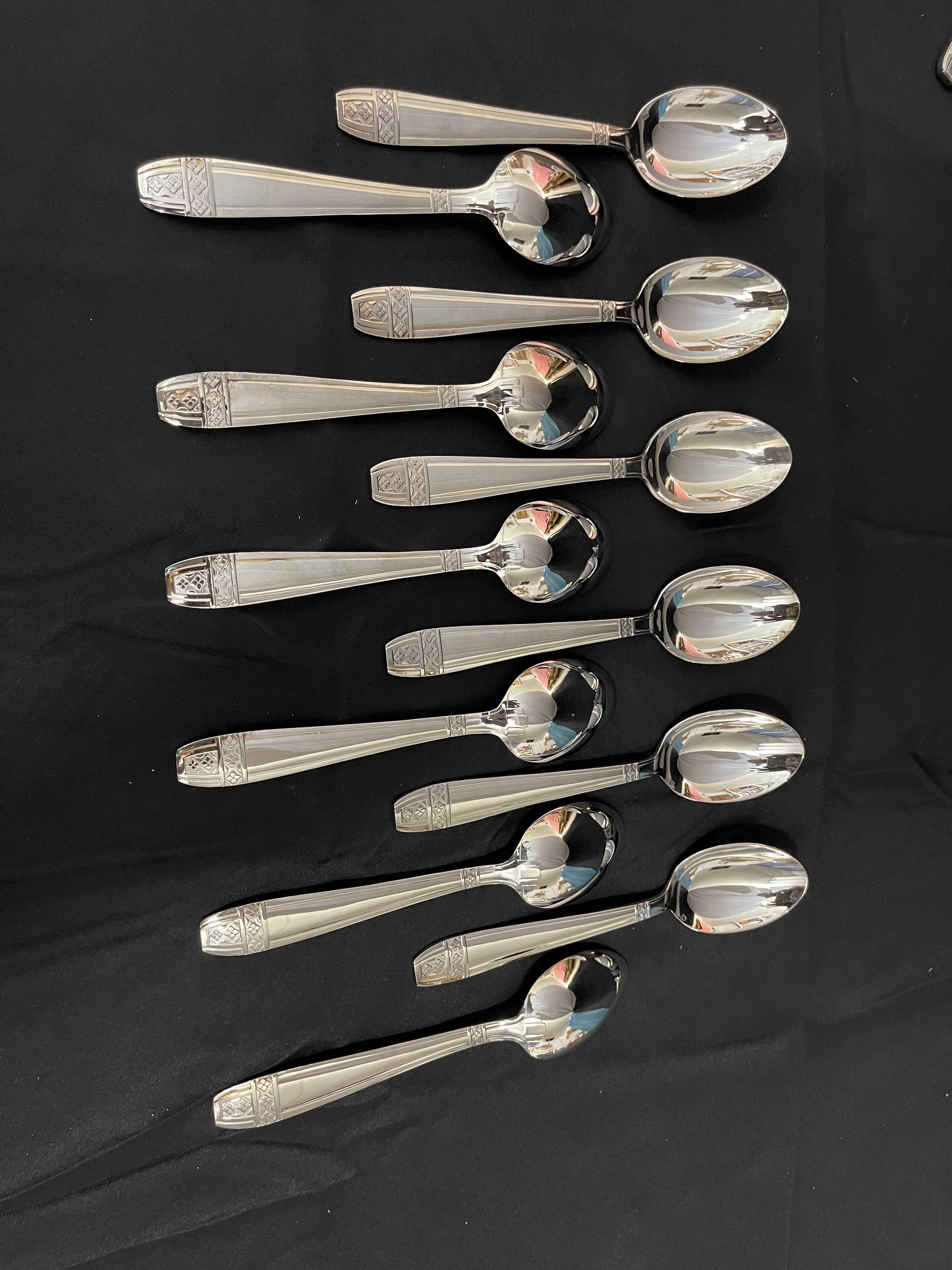 Cutlery 143 pieces Grand Prix de Monaco art deco with silversmith