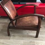 Fauteuil en cuir, ancien année 70/80