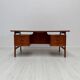 1960s vintage Danish design teak desk model 75 by Gunni Omann for Omann Jun