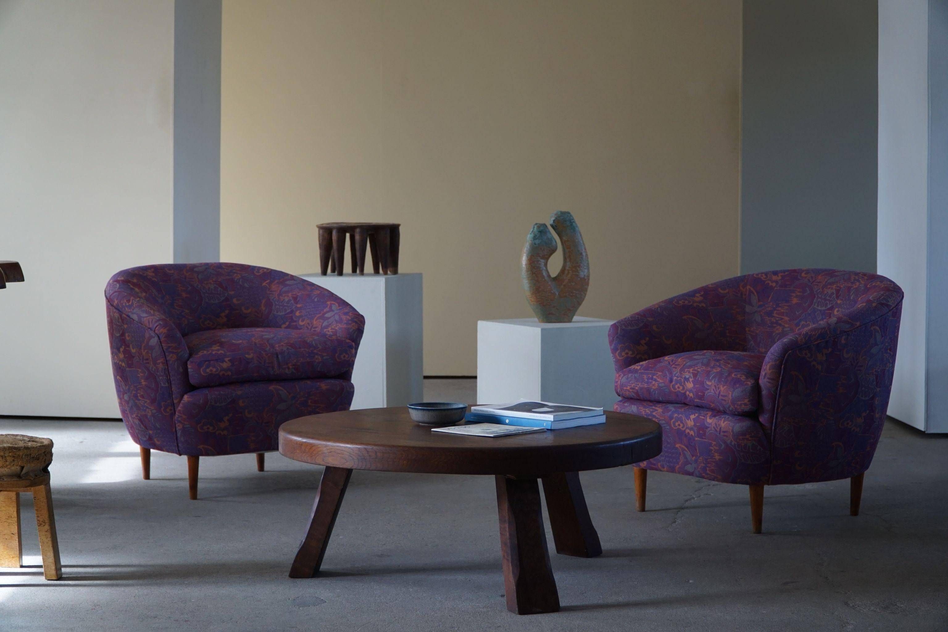 Gio Ponti, Casa e Giardino, Paire de chaises longues, retapissées, années 1940
