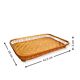 1960s Woven Bananaleaf & Rattan Serving Tray