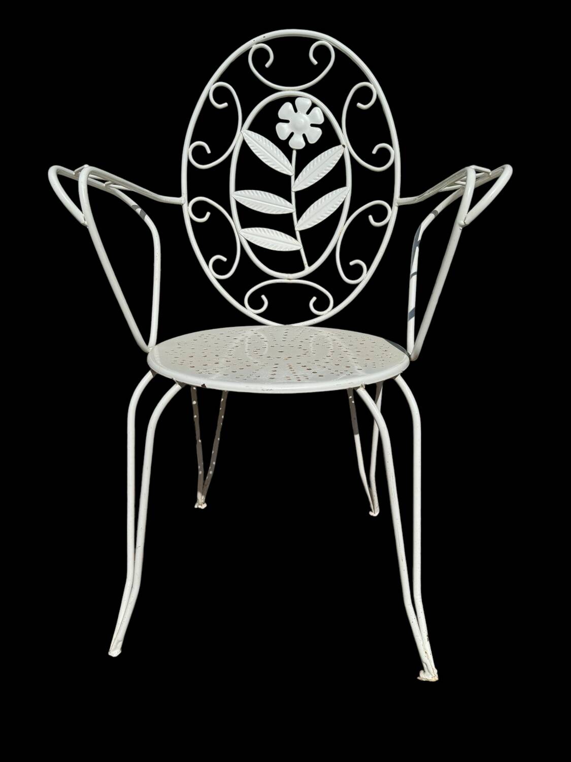 Fauteuils en fer forgé provençal des années 60, set de 6
