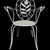 Fauteuils en fer forgé provençal des années 60, set de 6