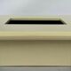 Jean claude mahey laque blanche creme 1970 vintage design coffee table