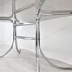 Table en verre fumé 1970