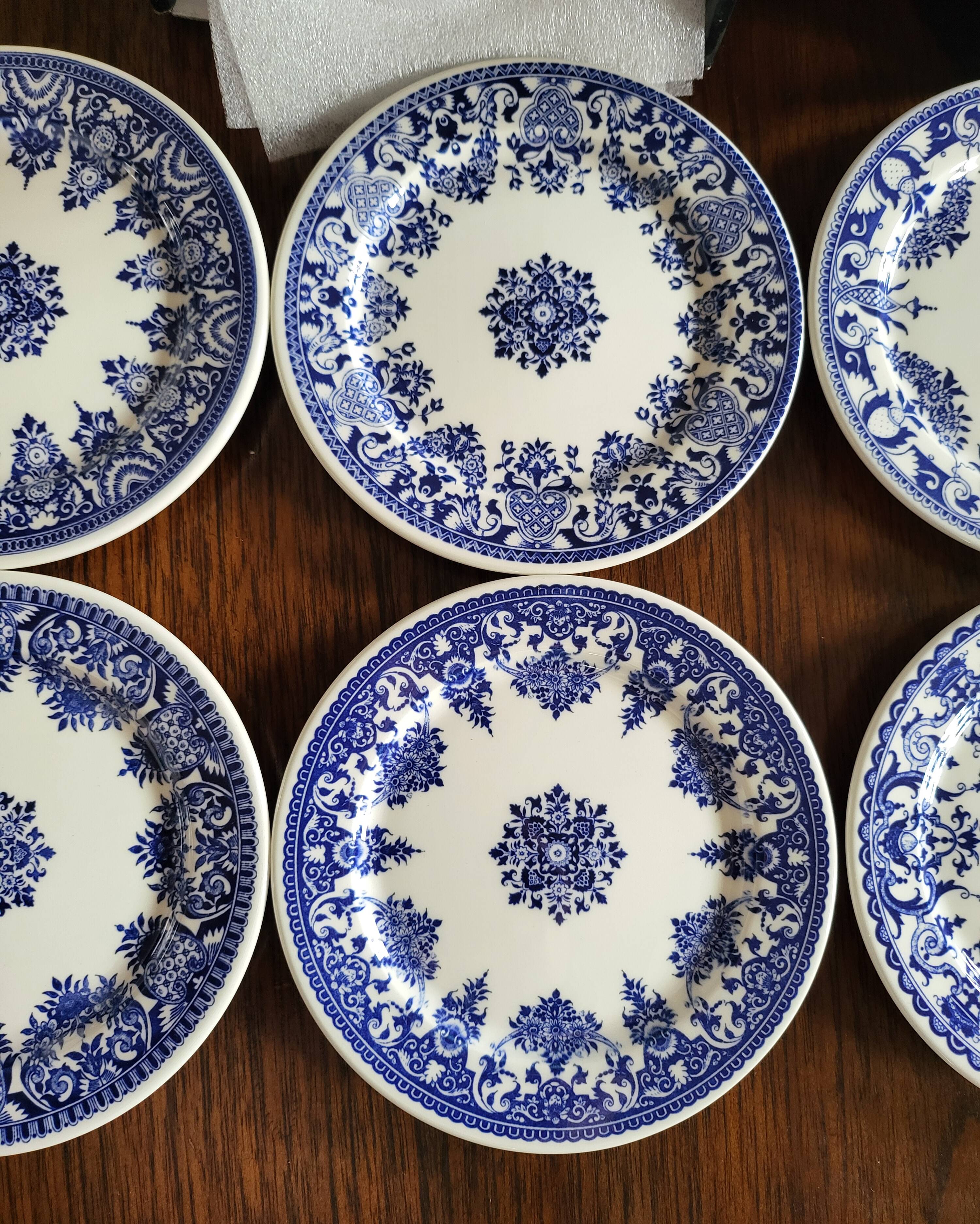 6 porcelain coasters from gien
