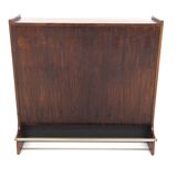 Rosewood bar cabinet "SK 661" and its 2 stools, Johannes Andersen, Denmark, 1960