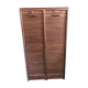 Solid oak notary curtain cabinet