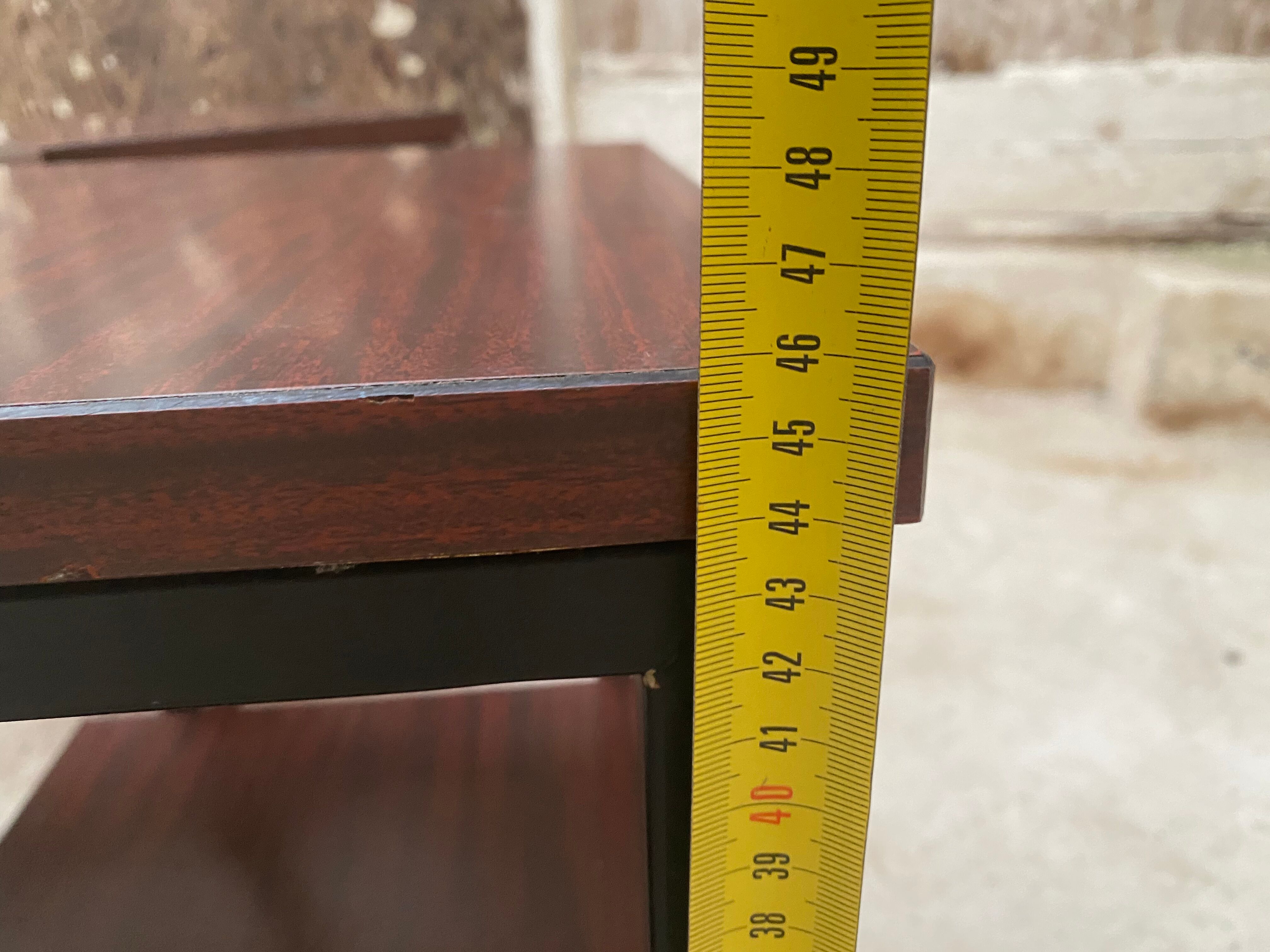 Pair bedside tables feet vintage compass