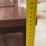 Pair bedside tables feet vintage compass